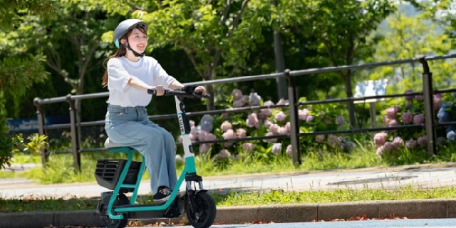 見た目で自転車と区別できるようデザインも工夫している（画像提供：Luup）