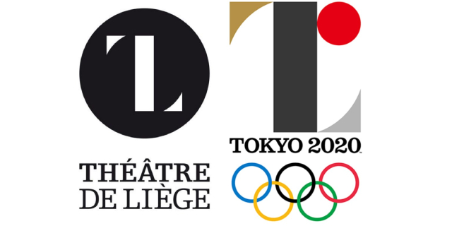 当時パクリだとして大騒動になった東京五輪エンブレム（右）